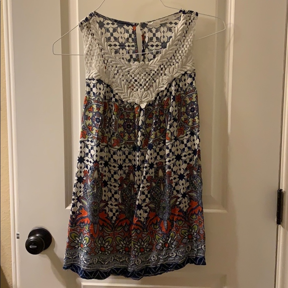 Soft lacey tank